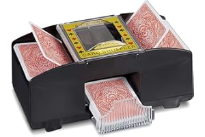 ARBUTUS Barajador de Cartas, Mezclador de Cartas Máquina Mezcladora de Barajador Mezclador de Tarjetas Barajador de Cartas Automatico Cartas Poker Barajadora Juego de Mesa