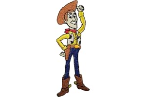 ELLU Toy Story Sheriff Woody Parche Vaquero Bordado Insignia Hierro Coser En Tela