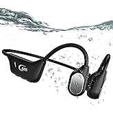 munash Kemik iletimli kulaklık, a&ccedil;ık kulak su ge&ccedil;irmez y&uuml;zme kulaklığı, Bluetooth 5.4, dahili MP3 &ccedil;alar, 16G bellek, a&ccedil;ık kul