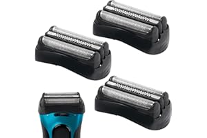 WANIYU 3 Pack 21B Series 3 Replacement Head, Foil & Cutter Razor Heads Compatible with Braun Series 3，Electric Shaver Replacement Head Accessories for S3 3000s 3010s 3040s 3050cc 3070cc 3080s 3090cc etc