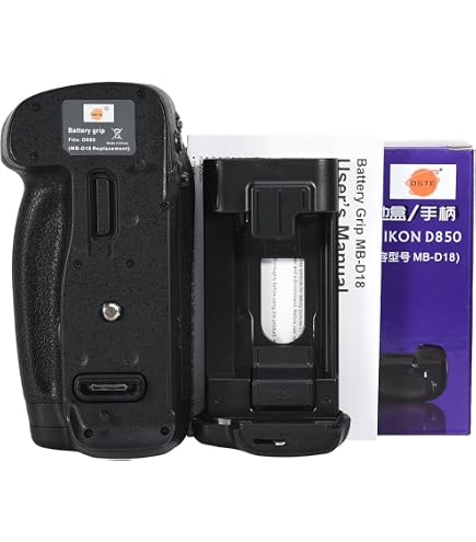 Poignée Batterie Verticale Pour Nikon D750 - Compatible MB-D16, Double Autonomie Avec 2x EN-EL15 Ou 6x Piles AA - 5
