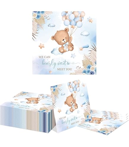 Gender Reveal Papieren servetten - 20 stuks