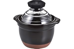 Hario Gohan Gama, cuociriso con coperchio in vetro, 2 tazze