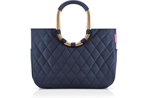 Reisenthel OR4111 LOOPSHOPPER L FRAME RHOMBUS MIDNIGHT GOLD Borsa sportiva Donna FRAME RHOMBUS MIDNIGHT GOLD Taglia Unica