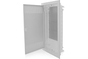 INTRATEC 100% SHOPPING Intratec ripartitore di comunicazione a incasso, IP40 – Distribuzione multimediale per casa connessa, serie DIXBOX-XT, armadio per sistemi multimediali, 592 x 346 x 92 mm, bianco