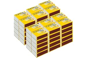 Acan - Fiammiferi di sicurezza super lunghi, 60 scatole totali (2400 fiammiferi circa), 4,5 cm, ideali per cucina, barbecue e altri usi