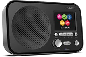 Pure Elan IR5 Portable Internet Radio with Bluetooth, Spotify Connect, Alarm, Colour Screen, AUX Input, Headphones Output and