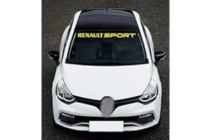 UUSticker pour Renault Sport Voiture Vinyle Autocollant Pare-Brise Pare-Brise Banner Decal Stripe