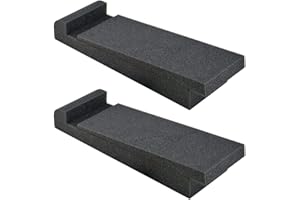 LOCISNEOUTLET Locisne Paquet de 2 tampons d'isolation suppaorts de bureau acoustcique la plupert des supports d'encieintes de 3 "à 10", 30 * 10 * 4,5 cm