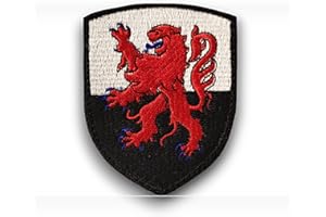 AMALRIC Ecusson Patch de Poitou Charente Brodé - Ecusson avec dos scratch et support à coudre fourni - Made in France