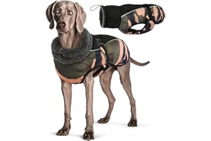 Hjyokuso Ropa para Perros, Chaqueta para Perros, Abrigo para Perro Impermeable, Abrigos para Perros cálidos Chaquetas para Perros pequeñas Medianas y Grandes Chaleco para Nieve a Prueba de Viento