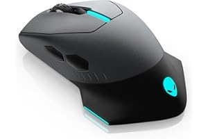 Alienware 610M Ratón inalámbrico o con cable para juegos, Dark Side of the Moon