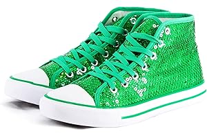 Party Factory Pailletten Schuhe, Glitzer, in unterschiedlichen Größen, für Damen und Herren, Designer Turnschuhe, Sneaker für Karneval