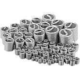 M10 X 1.5mm X 3D Helicoil Thread Repair Kit – 40-Pack 304 Stainless Steel Wire Inserts, Metric Coiled Screw Threads