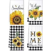 4 Strofinacci Da Cucina In Microfibra Con Stampa Foglie - 40x60 Cm, Assorbenti, Decorativi, Verdi Primaverili - Foto 6