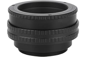 QINLORGO Helicoid-Adapter, M42-zu-M42-Makro-Helicoid-Adapter 17-31 mm Verstellbarer Fokussier-Helicoid-Objektivadapter M42-Helicoid-Adapter für begeisterte Fotografen
