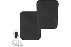 Fukaisu Snowboard Shin Pads, 6.5x5in/16.5x12.7cm Cuttable Ski Shin Guards 5mm Thinkened Foam Protectors Ski Boot Liner for Snowboarding Skiing Sports Bang Protection (Black)