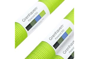 Grenhaven - Corda Paracord Universale per Paracadute - Corda di Sopravvivenza a 7 Stringhe - 30m/327 gr in Parachute Nylon Cord resistentissima - ATTENZIONE!!!Non Adatta per Arrampicata