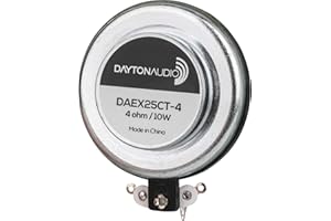Dayton Audio DAEX25CT-4 - Excitador de monedas (25 mm, 10 W, 4 ohmios)
