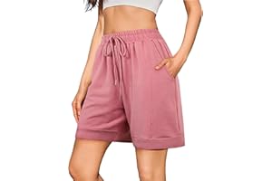Jezonga Pantalones Cortos Mujer Algodón Short Deportivo Verano