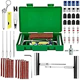 65PZ Kit Riparazione Pneumatici Auto, Kit di Riparazione Pneumatici Strumenti di Riparazione di Pneumatici Kit antiforatura p