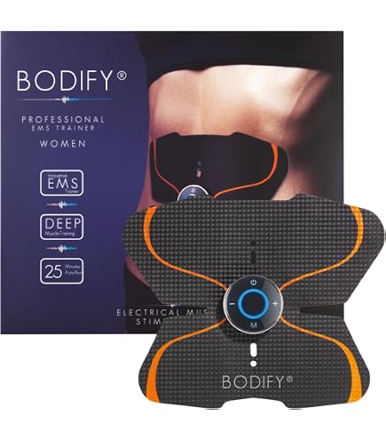 Bodify Lot De 2 Coussinets De Rechange Originaux EMS Pro – Électrodes Pour Entraîneur De Fessiers – Sans Contrôleur