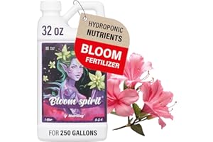 NUTRILING Bloom Spirit 0-5-4 Flüssigdünger - Enthält Phosphor, Kalium, Magnesium und Schwefel. Ideal für Boden, Hydrokultur, Aero, Kokosfasern, für den Innen- und Außenbereich.