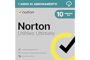 QOWRKRQ Norton Utilities Ultimate 2026|10 PC| 12 mesi