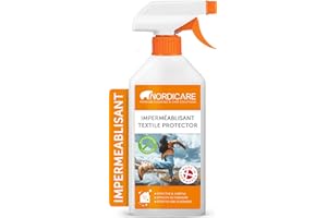 Nordicare impermeabilisant [500ml] impermeabilisant Tissu Universelle pour Chaussure, Tente, Textile, veterment I imperméabilisant canapé Tissu I Spray imperméabilisant