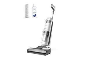 Tineco iFloor 3 Breeze Plus bezprzewodowy odkurzacz do czyszczenia podłóg na mokro i sucho, z dwoma dodatkowymi szczotkami, lekki, przenośny, cichy odkurzacz do twardych podłóg, sierści zwierząt,