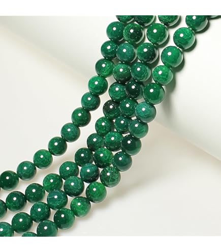 Collana Con Pietra Occhio Di Tigre, Perline Rotonde Da 12 Mm - Foto 11