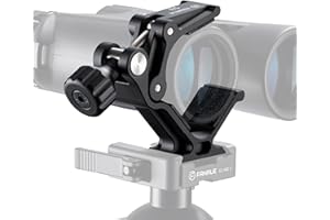 FANAUE Binocular Tripod Mount Adapter with 1/4" & 3/8" Screw and ARCA Quick Release Binocular Tripod Mount, Compatible with Vortex Zeiss Nikon Swarovski Leica Leupold Bushnell Binoculars.