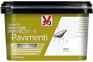 V33 SMALTO RINNOVARE PERFECTION PAVIMENTI Bianco Satinato 2 L