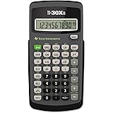 Texas Instruments TI-30 XA Schulrechner (Einzeilig, 10-Stellen, Batteriebetrieb) Grau