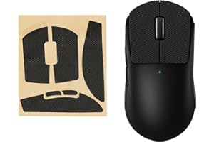 ‎KWMOBILE kwmobile Gaming Maus Grip Tape kompatibel mit Logitech G Pro Wireless 2 / Wireless 3 Maus - Rutschfestes Griffband für PC Maus - Schwarz