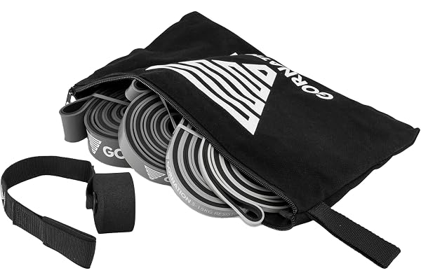GORNATION Bande de Résistance Élastique, Resistance Band pour Fitness, Crossfitness, Street Workout, Elastique Musculation et Sport à Domicile, Bande de Gym Élastique, Home Workout & Outdoor