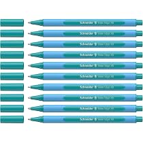 Schneider Slider Edge Stylos-Bille Pointe XB - Pochette 10 Couleurs - Encre Indélébile ISO - Prise Triangulaire