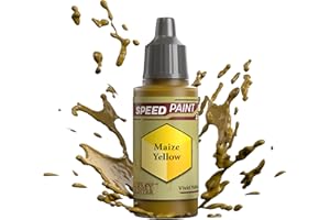The Army Painter Speedpaint Maize Yellow 2.0, Single Modellbau Acrylfarbe 18ml Einschichtige Lackierlösung Für Fantasy Tabletop Miniatures Like Warhammer 40k Figuren und DND Miniatures