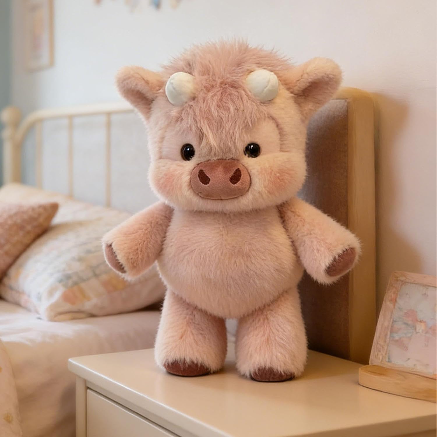 Wild Boar Stuffed Animal Plush 45cm Running Calf Soft Toy Stuffed Wild Boar Plush Toy Cute Animals for Girlfriend Children Men Kids Boys Girls Youth Teens Son Daughter Family Friends