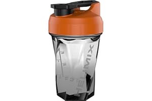 Helimix 2.0 Shaker do Białka z Wirującą Technologią Vortex 500 ml – Shaker do Odżywek, Koktajli Proteinowych i Smoothie – Bez Mieszadeł, Grudek i Baterii – Bezpieczny w Zmywarce i Wolny od BPA