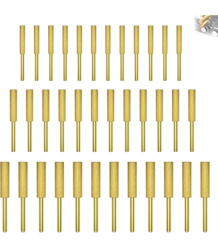 30 Stück Diamant Kettensägen Schärfer Set - 3 Größen Für Perfekte Schärfung