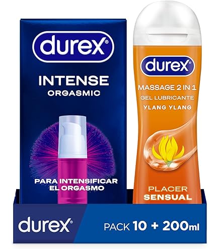 durex intense orgasmic gel lubricante hidrosoluble intimo Durex Pack Intense Orgasmic Gel 10ml + Anillo de Placer main image 1