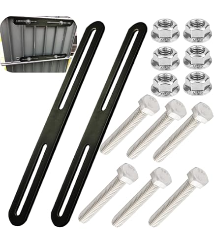 4 Staffe In Acciaio Inox Per Fissare Cassette Postali Su Recinzioni - Set Completo Con Viti - Foto 11