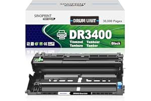 SINOPRINT DR3400 Drum Unit Compatible Brother DR-3400 for Brother DCP-L5500DN L6600DW HL-L5000D L5100DN L5100DNT L5200DW L6250DN L6300DW L6300DWT L6400DW L6400DWT MFC-L5700DN L5750DW L6800DW L6900DW