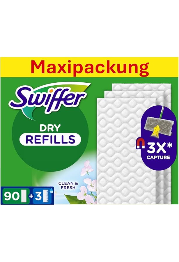 LOLA Trockenkehrtücher – 32 Stück, Swiffer-kompatibel, Geruchlos