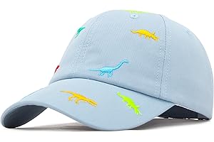 GEMVIE Cappello con Visiera Neonati Bambino Estivo Cappellini da Baseball Cotone Berretto Baseball Strisce Protezione Solare Regolabile