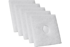 KWL-FILTERONLINE KWL Luftfilter für Helios Design-Lüftungsventil ELF-ELSN | 1 Filterset | Filterset G2 | 5x Filter CT 15/150, 165x165 mm. Loch 42 mm. G2 | ELF-ELSN 00939