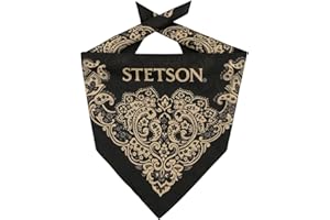Stetson Bandana Paisley Donna/Uomo - Fazzoletto da Testa Fascia per Capelli Autunno Primavera Inverno Estate Estate/Inverno