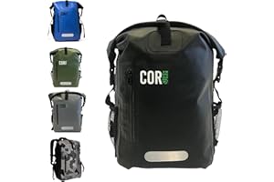 COR Surf Wodoodporny plecak z ochroną na laptopa | Wodoodporna torba, czarny, 40L