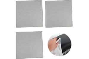 LOTNUT Chiffon de Nettoyage en Microfibre pour Verre, Lavable à Machine, Lot de 3 Chiffon Ultra Fine Doux, Dimension de 40 x 40 cm-pour Le Nettoyage de Smartphone, Tablette, Lunettes, Écran, Appareil Photo
